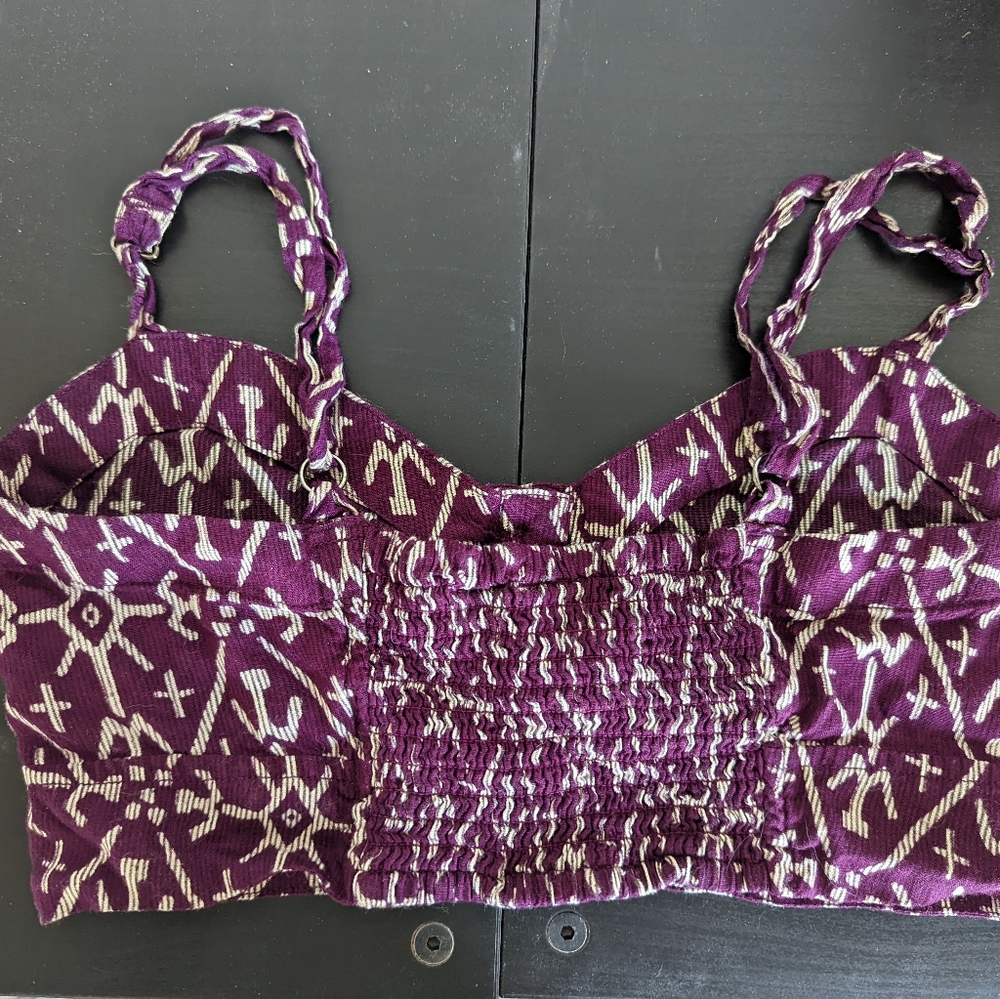 Roxy 'Plum' Patterned Bralette - image 4